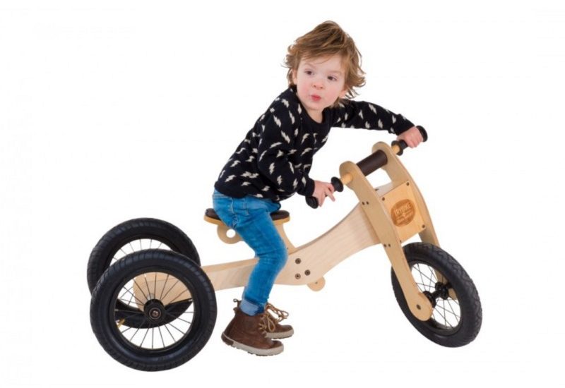 Bicikl bez pedala Trybike - drvena guralica